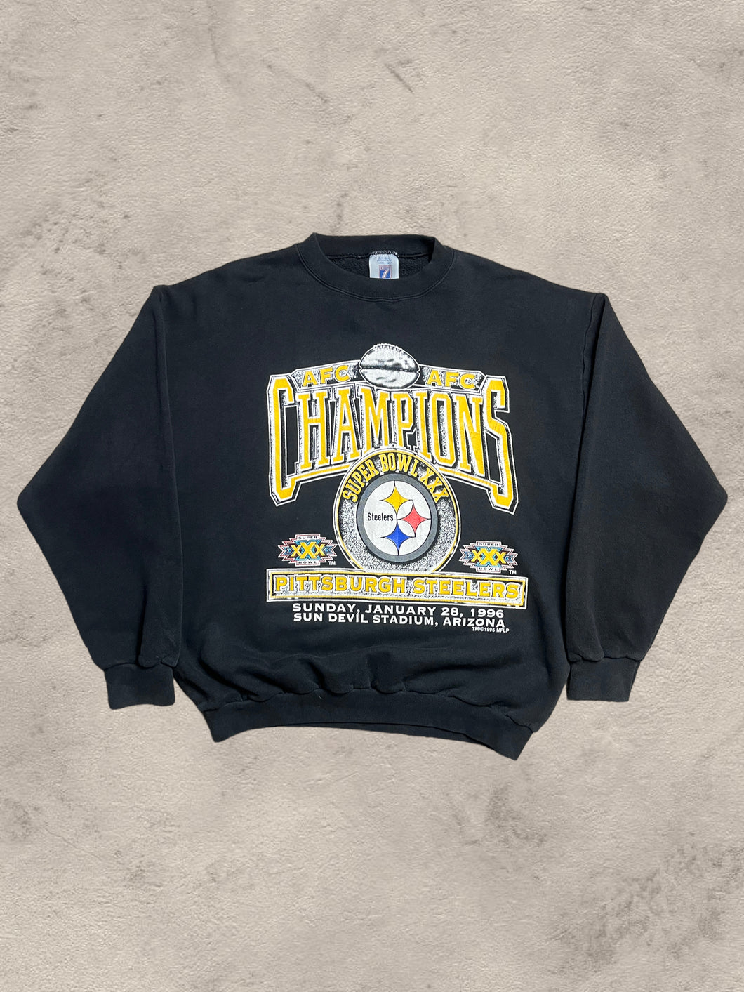 1996 Pittsburgh Steelers AFC Champions Sweatshirt - Large