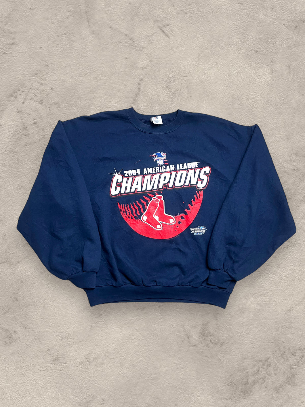 2004 World Series Champions Boston Red Sox Sweatshirt - Large
